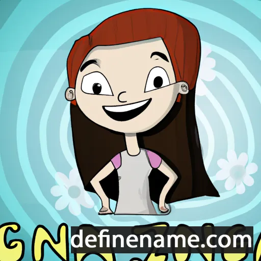 cartoon of the name Gioina