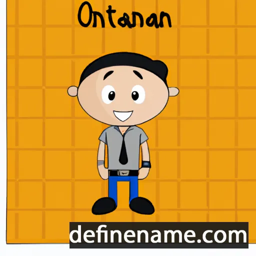 cartoon of the name Gionatan