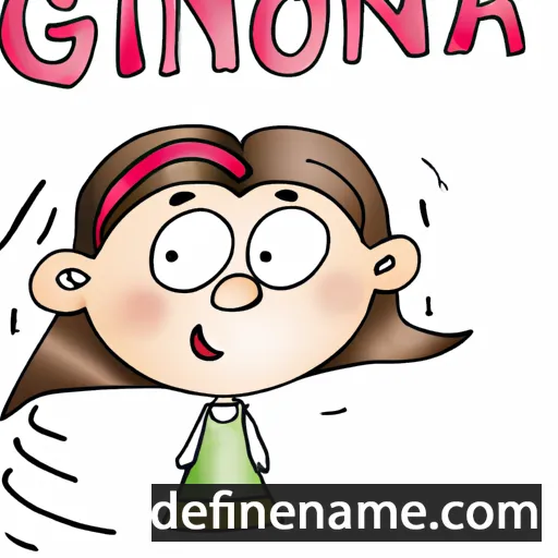 Gionina cartoon