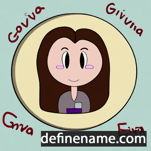 cartoon of the name Giovana