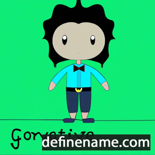 cartoon of the name Giovannie