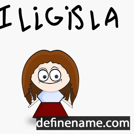 cartoon of the name Gísla