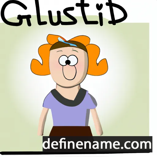 cartoon of the name Giseltrud