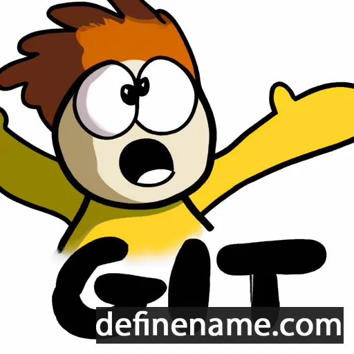 cartoon of the name Git