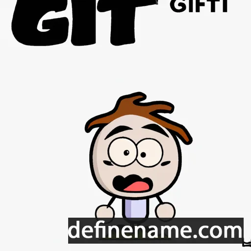 cartoon of the name Gitit