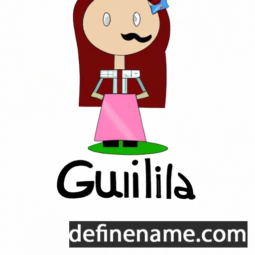 cartoon of the name Giugliana