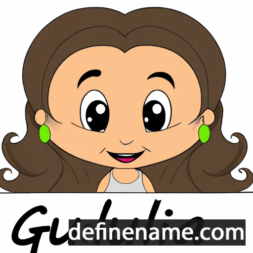 cartoon of the name Giulianna