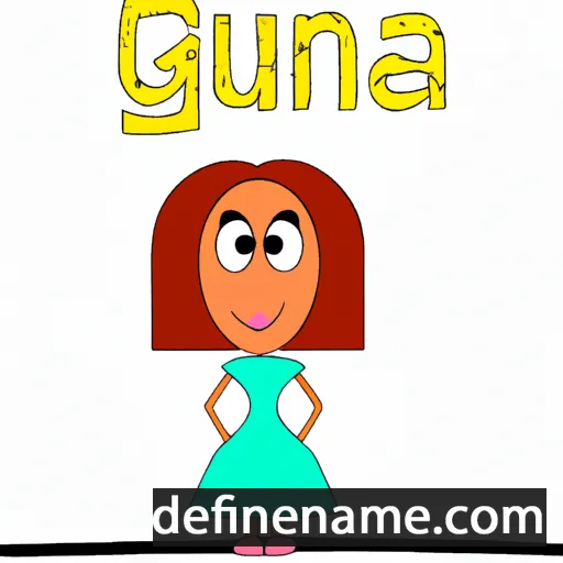 Giuna cartoon