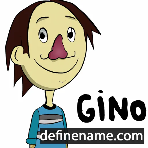 cartoon of the name Giunio