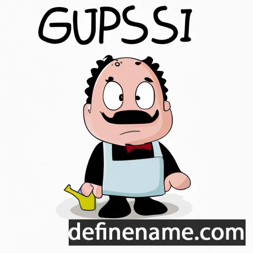 cartoon of the name Giuseppi