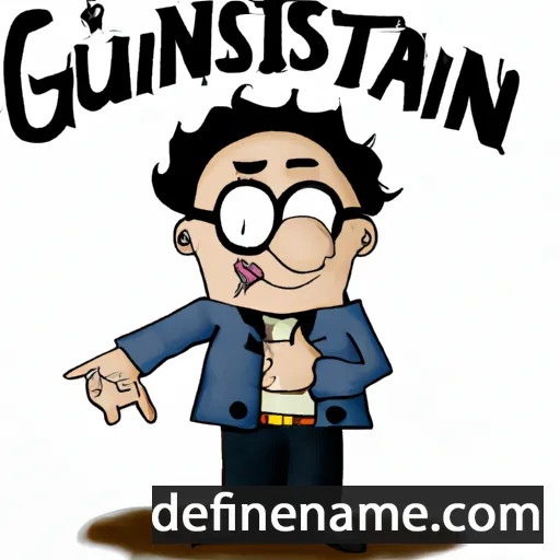 cartoon of the name Giustiniano