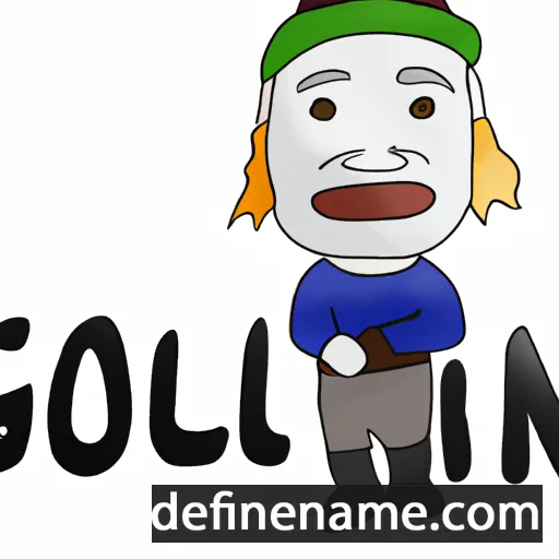 cartoon of the name Gjölin