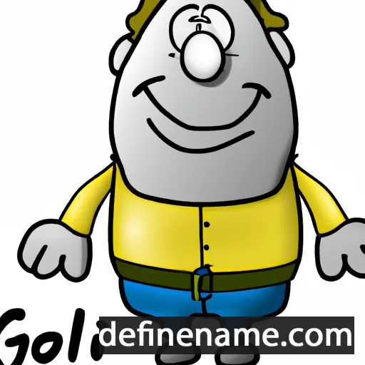 cartoon of the name Gjohl