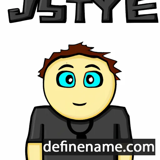 cartoon of the name Gjyste