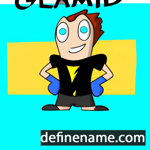 cartoon of the name Gladimar