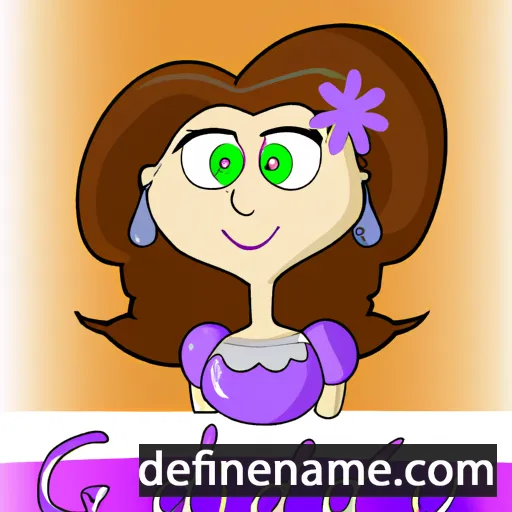 cartoon of the name Glady