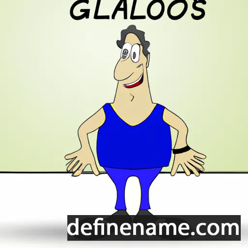 cartoon of the name Glafcos