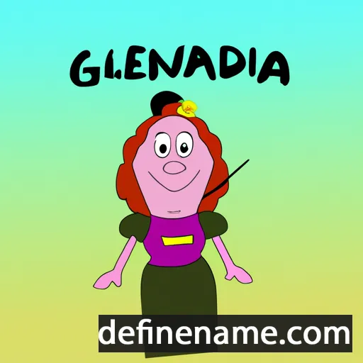 Glendora cartoon