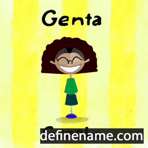 Glenita cartoon