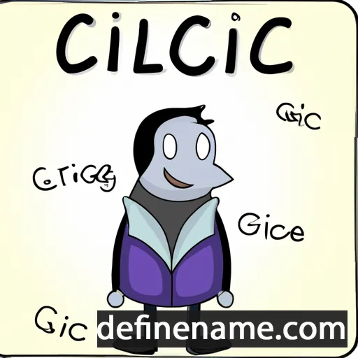 cartoon of the name Gliceri