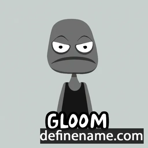 cartoon of the name Gloom