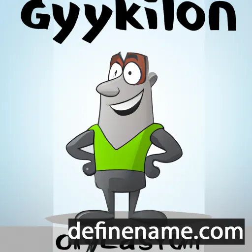 cartoon of the name Glykon