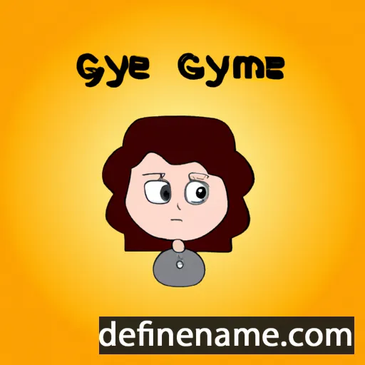 cartoon of the name Glyne