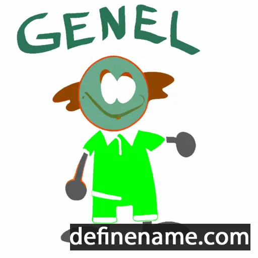 cartoon of the name Gnendel