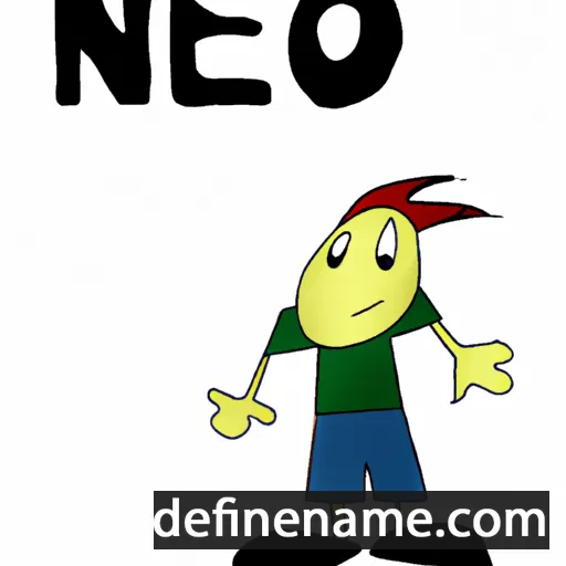 cartoon of the name Gneo