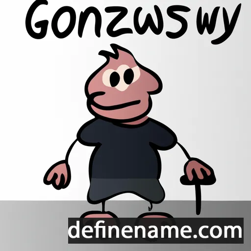 cartoon of the name Gniewosz