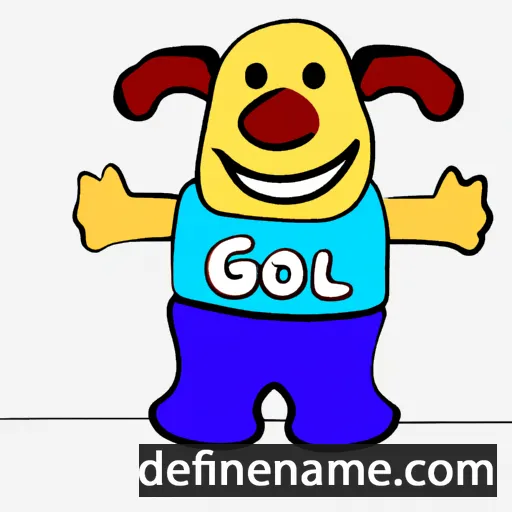 cartoon of the name Gölig