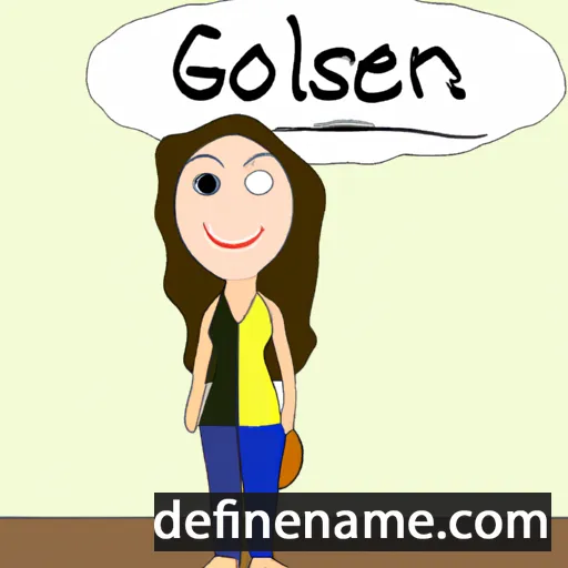 cartoon of the name Gölsem