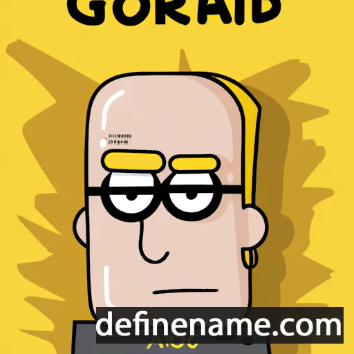 cartoon of the name Godard