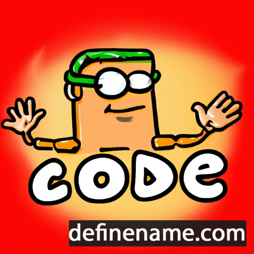 cartoon of the name Gode