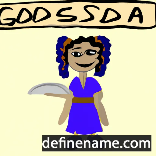 cartoon of the name Godesia