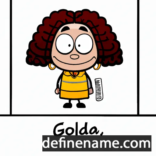 cartoon of the name Godfrieda