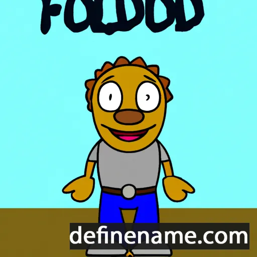 cartoon of the name Godfryd