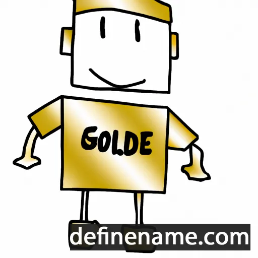 cartoon of the name Golde