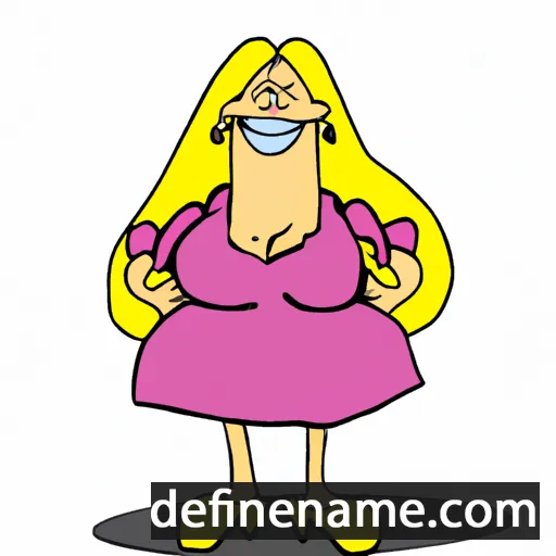 cartoon of the name Goldie