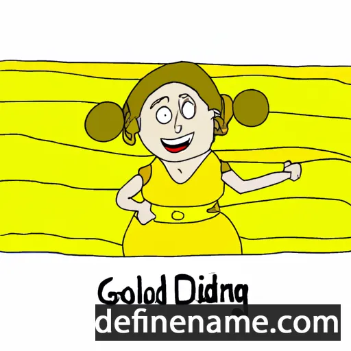 Goldina cartoon