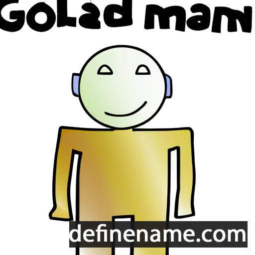 cartoon of the name Goldman