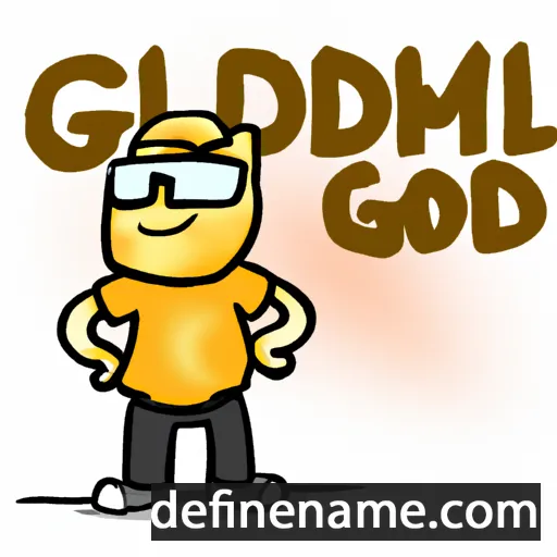 cartoon of the name Goldy