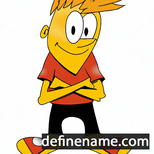 cartoon of the name Goldy