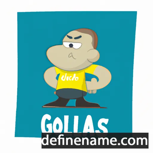 cartoon of the name Golias