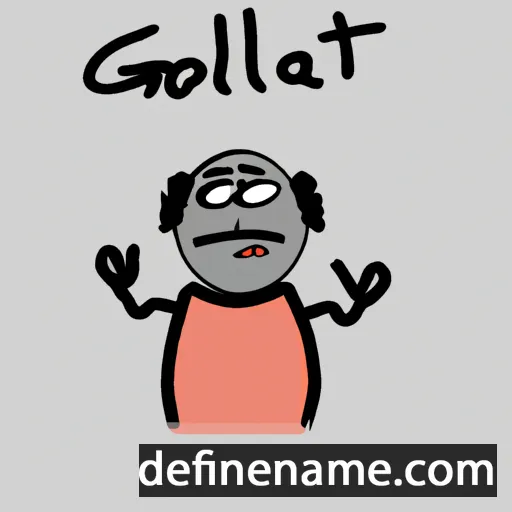 Goljat cartoon