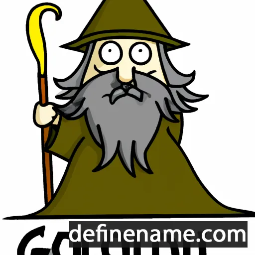 cartoon of the name Gondulf