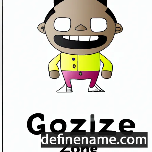 cartoon of the name Gonzalez