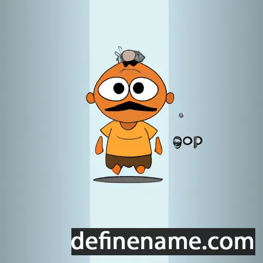 cartoon of the name Gopi