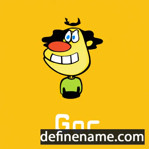 cartoon of the name Gor