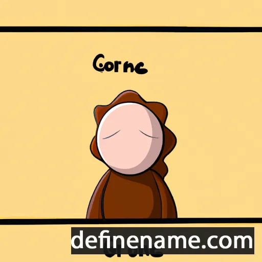 cartoon of the name Gorane